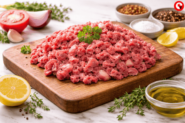 Hand-chopped fresh mutton keema delivered in Meerut by Alizo Foods