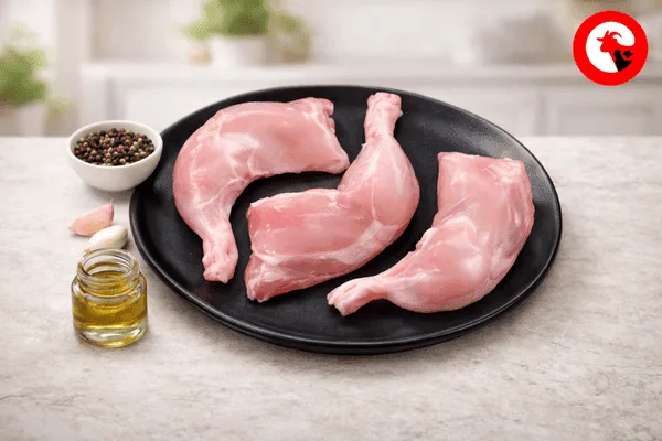 fresh chicken leg piece